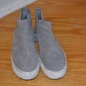 Faux Sued Ankle Sneaker